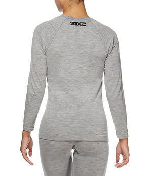 Koszulka Merino Henley z Guzikami