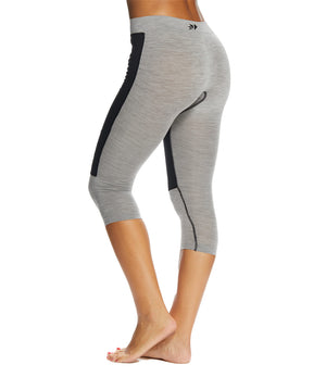 Termoaktywne Legginsy Merino z Oddychającą Membraną Przeciwwiatrową