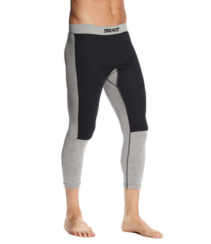 Termoaktywne Legginsy Merino z Oddychającą Membraną Przeciwwiatrową