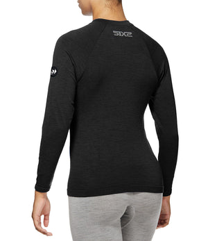 Koszulka Merino Henley z Guzikami