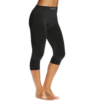 Legginsy 3/4 z wełny merino