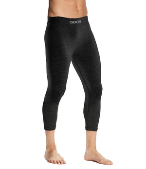 Legginsy 3/4 z wełny merino