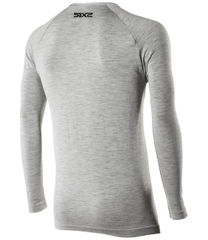 Koszulka Merino Henley z Guzikami