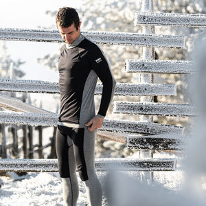 Termoaktywne Legginsy Merino z Oddychającą Membraną Przeciwwiatrową