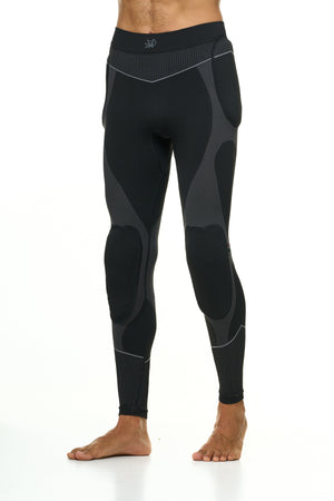 Termoaktywne legginsy SIXS z wyjmowanymi protectorami