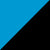 Black/Light Blue